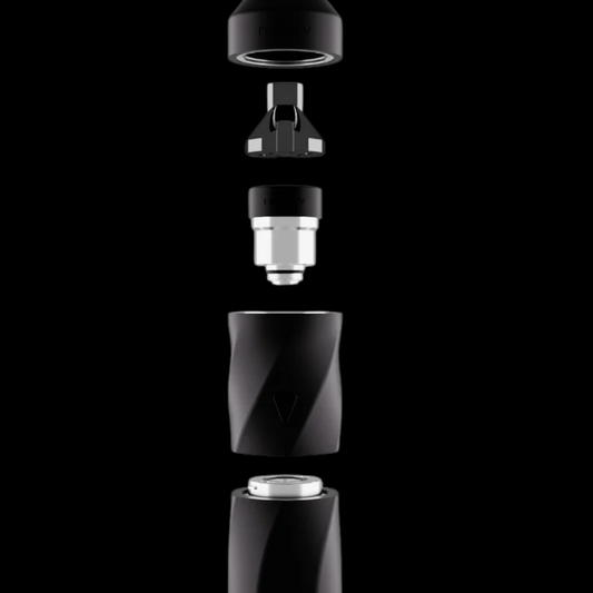 Focus V Aeris Vaporiser showing ceramic heating chamber.