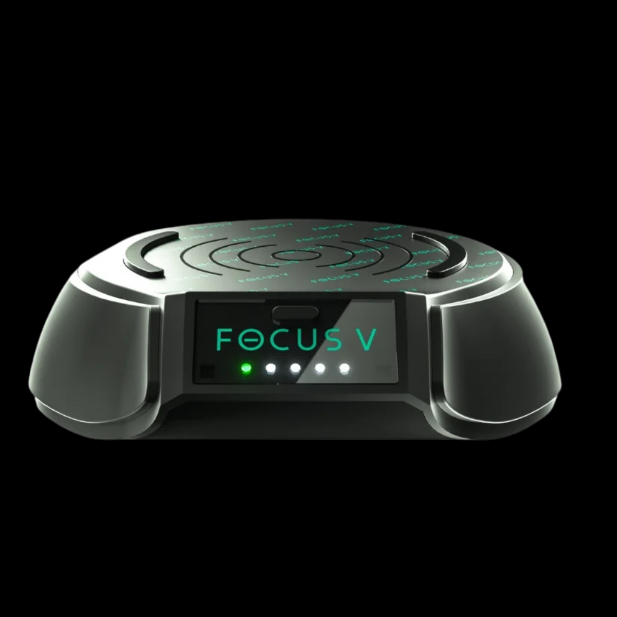 Focus V Carta 2 Power Bank showing compact design and USB ports.