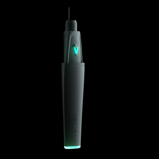 Focus V Saber Electronic Dab Tool showcasing its sleek, portable design.