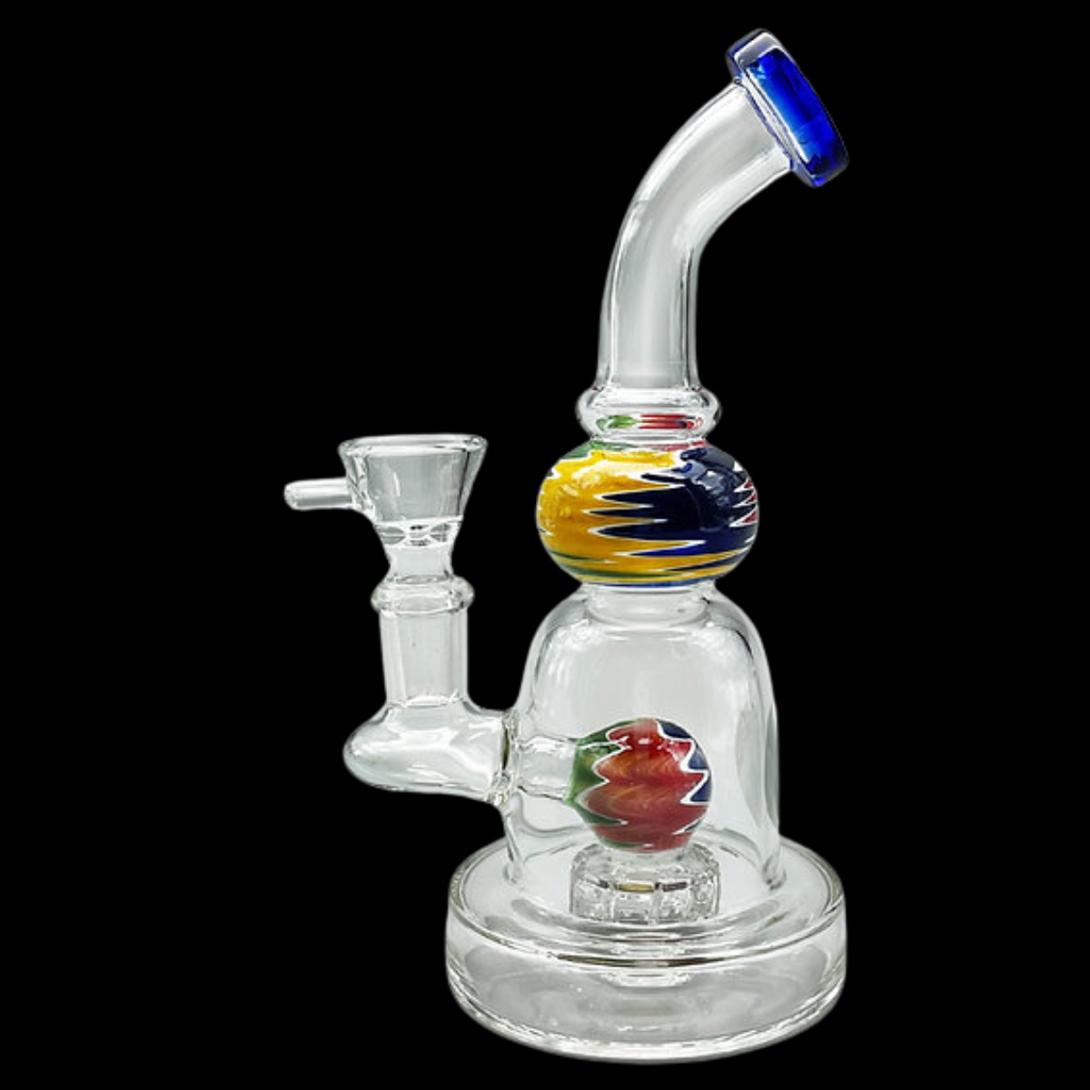 Glass Percolator Bong 802 with a sleek, elegant design and built-in percolator.