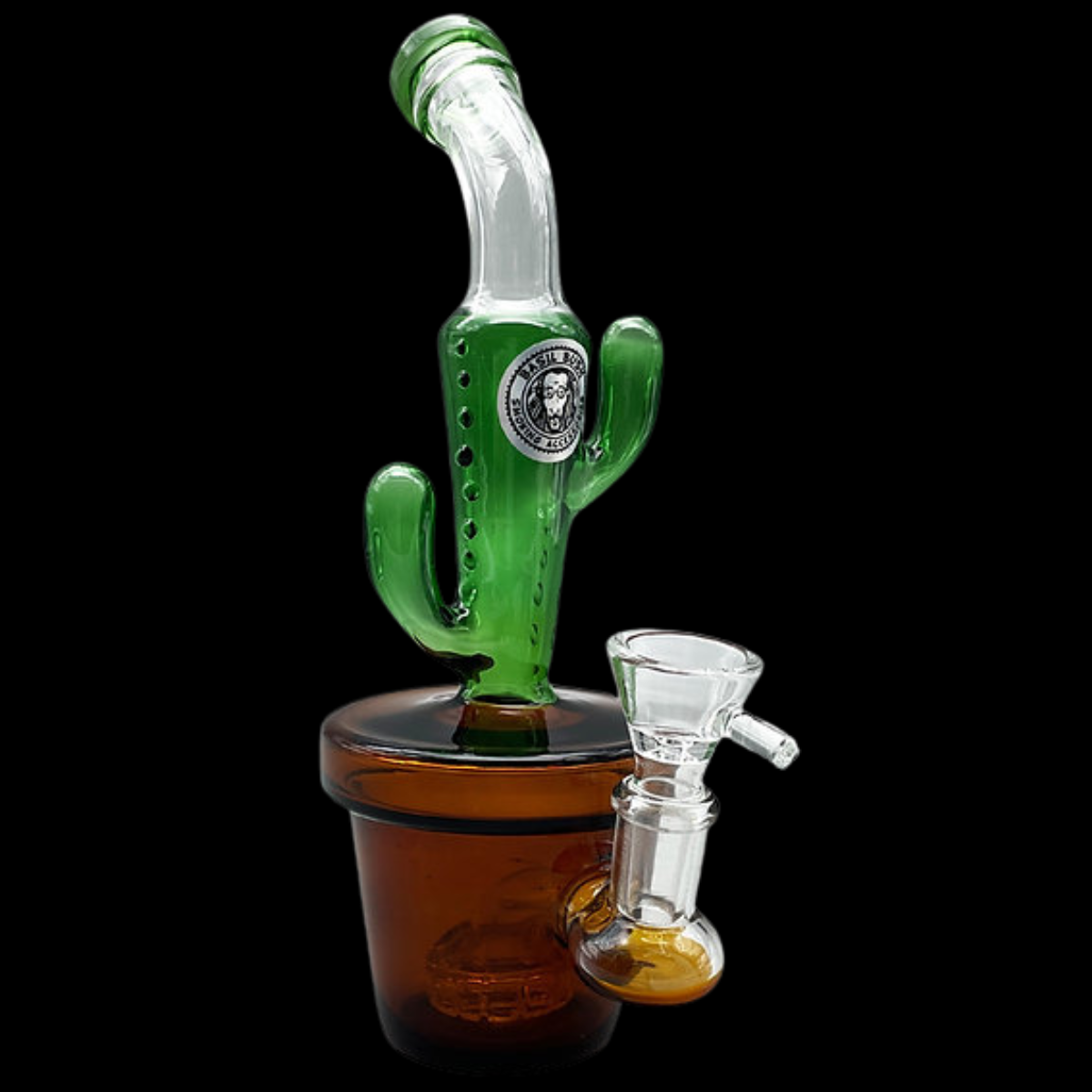 Glass Percolator Cactus Bong showcasing its unique cactus-shaped design.
