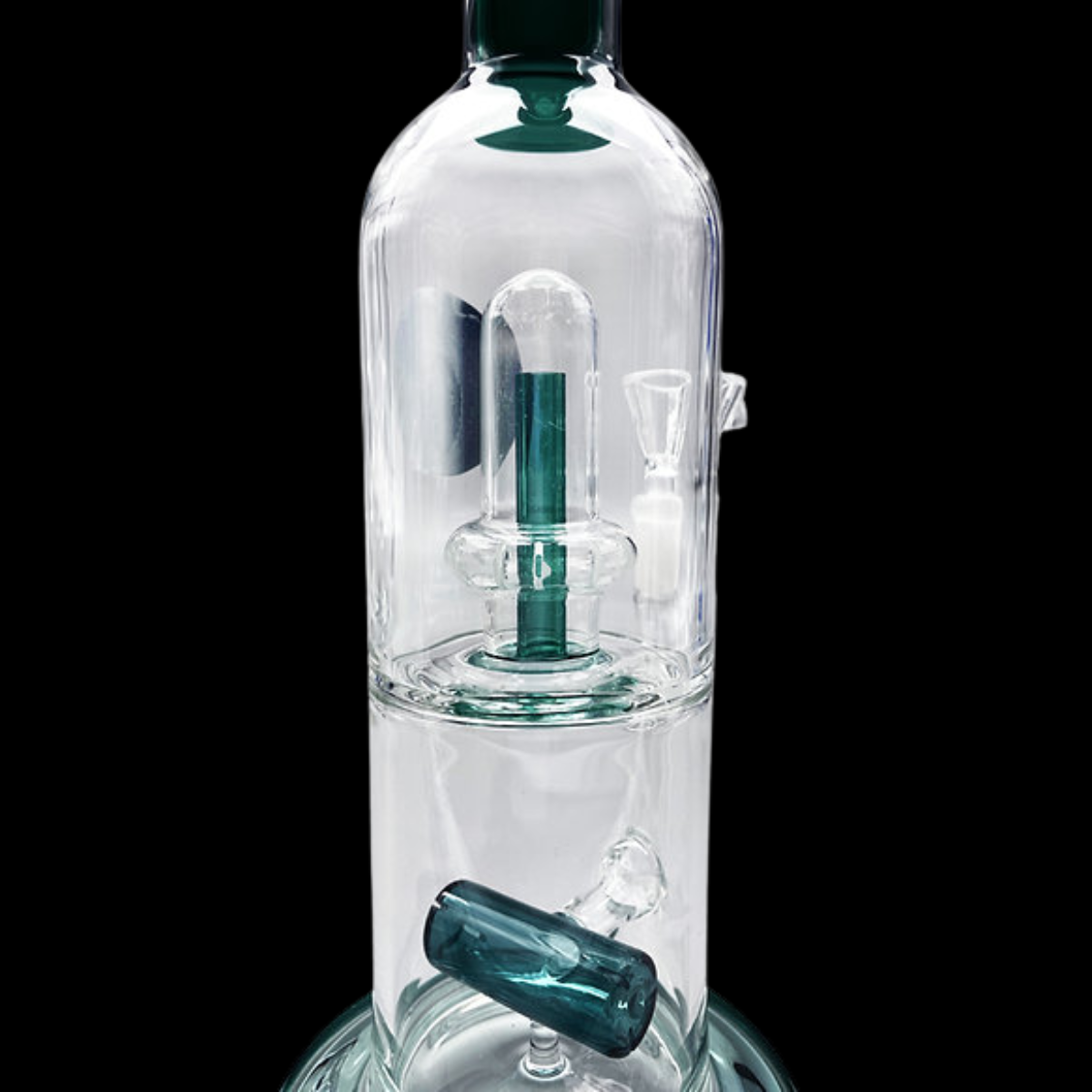 Glass Percolator Double Chamber Bong – 31cm