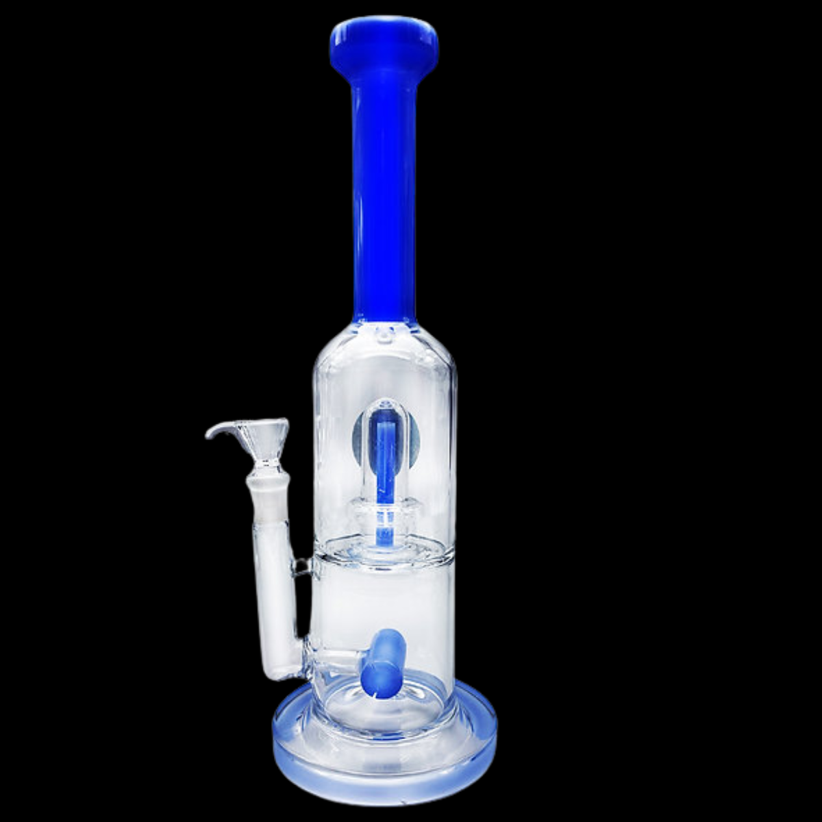 Glass Percolator Double Chamber Bong – 31cm