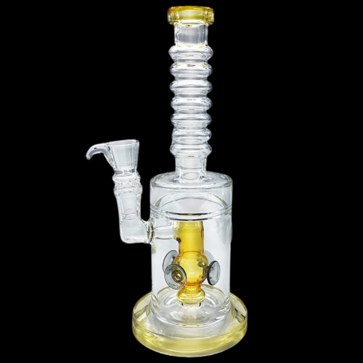 Glass Percolator Suckers Bong showcasing its unique "suckers" design.