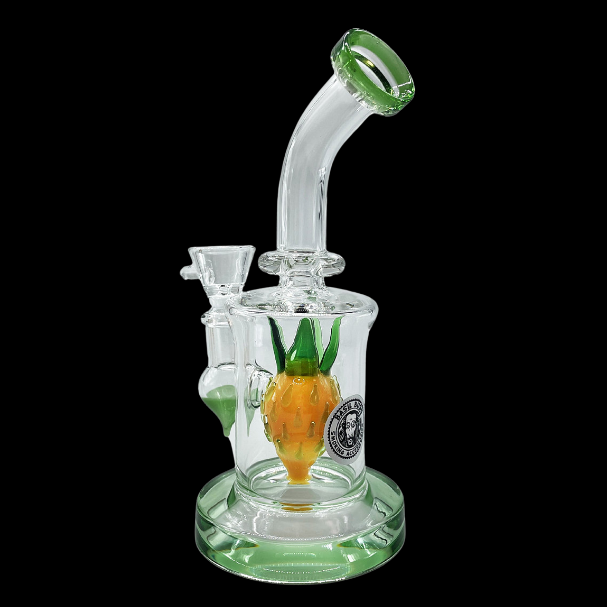 Close-up of the Glass Pineapple Percolator showcasing premium glass craftsmanship.
