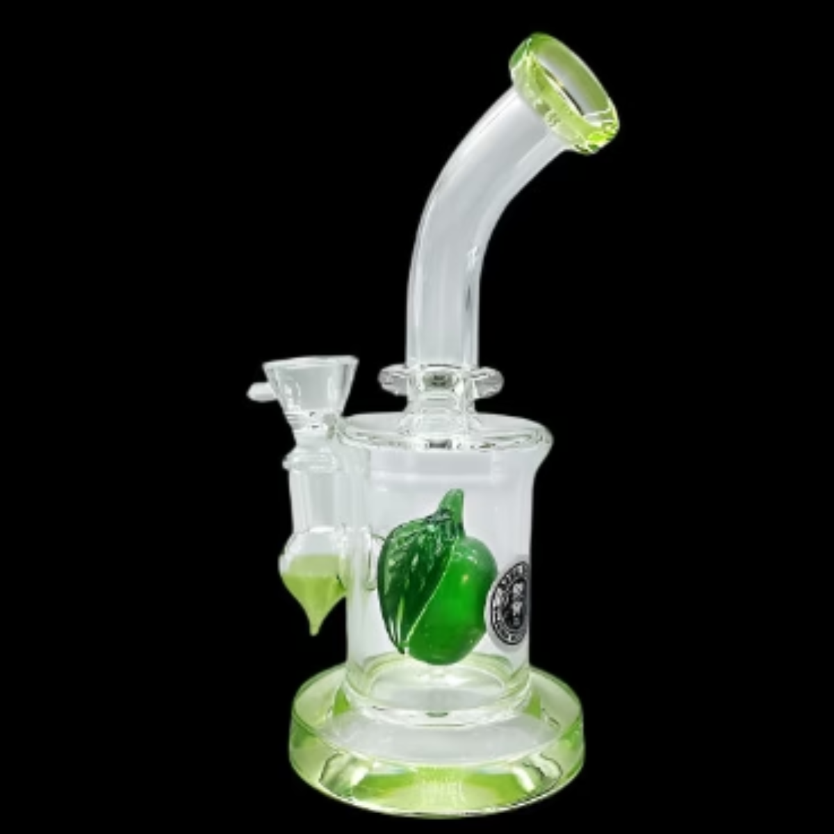 Glass Apple Percolator bong