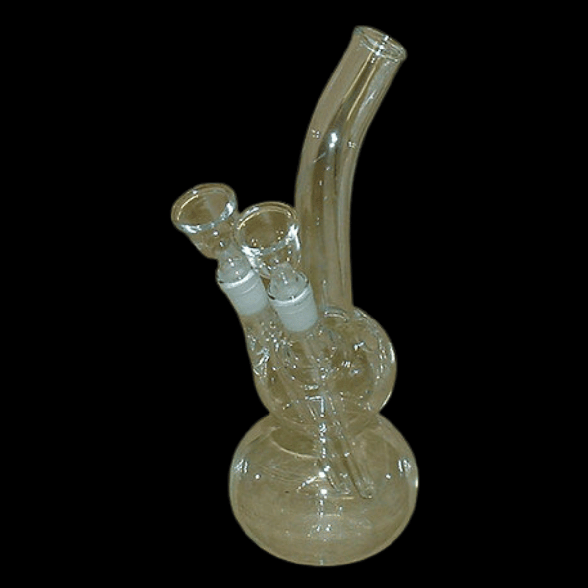 Twin Bowl Double Hit Glass Bong – Bongs