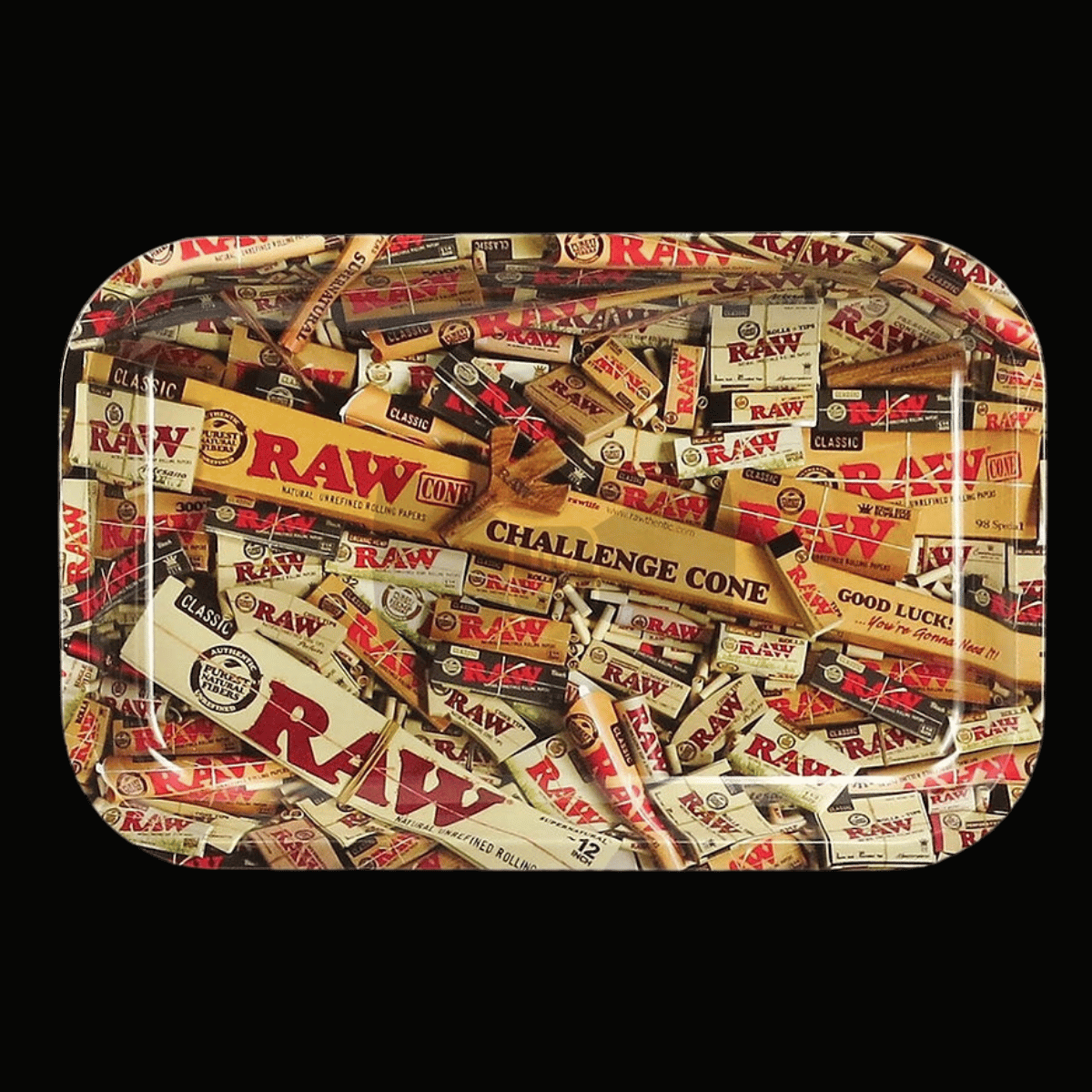 RAW Metal Rolling Tray  - Variety Mix Design